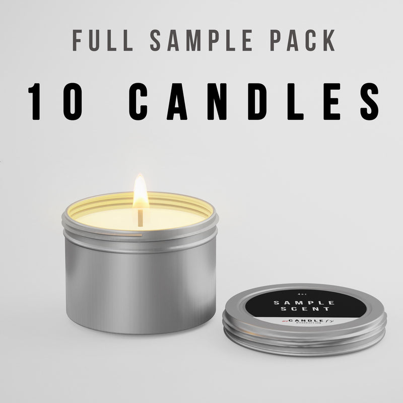 Full Sample Pack (Ten 4oz Tin Candles)