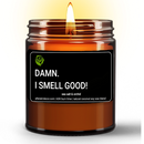 Natural Wax Candle in Amber Jar (9oz)