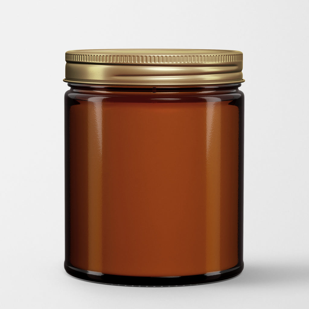 Golden Hour Candle  9 oz Amber Jar – Rustic Rays Candle Co.