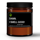 Natural Wax Candle in Amber Jar (9oz)