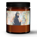 Natural Wax Candle in Amber Jar (9oz)