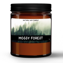 Natural Wax Candle in Amber Jar (9oz)