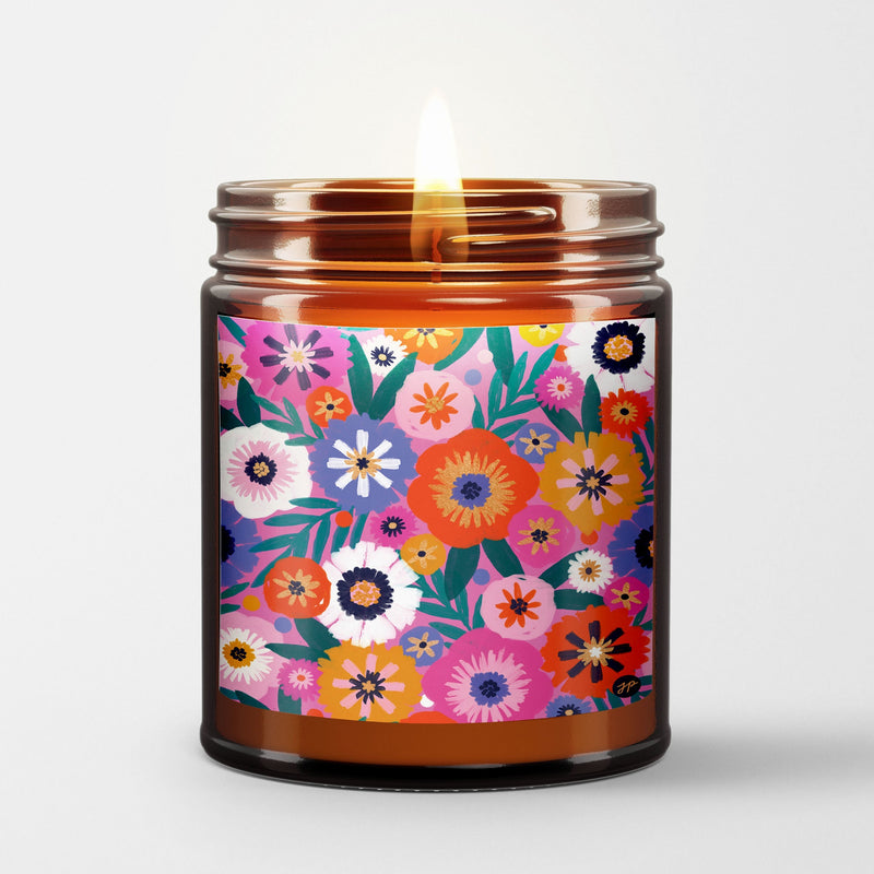 Jess Phoenix Scented Candle | Flower Frock | Premium Scented Candles