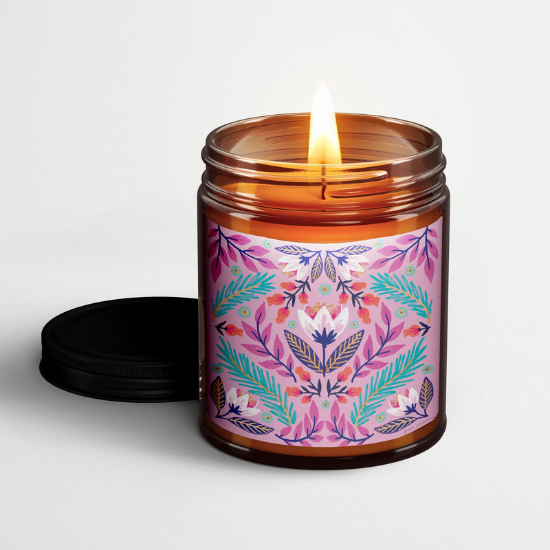 Jess Phoenix Scented Candle | Folk Flowers | Premium Scented Candles