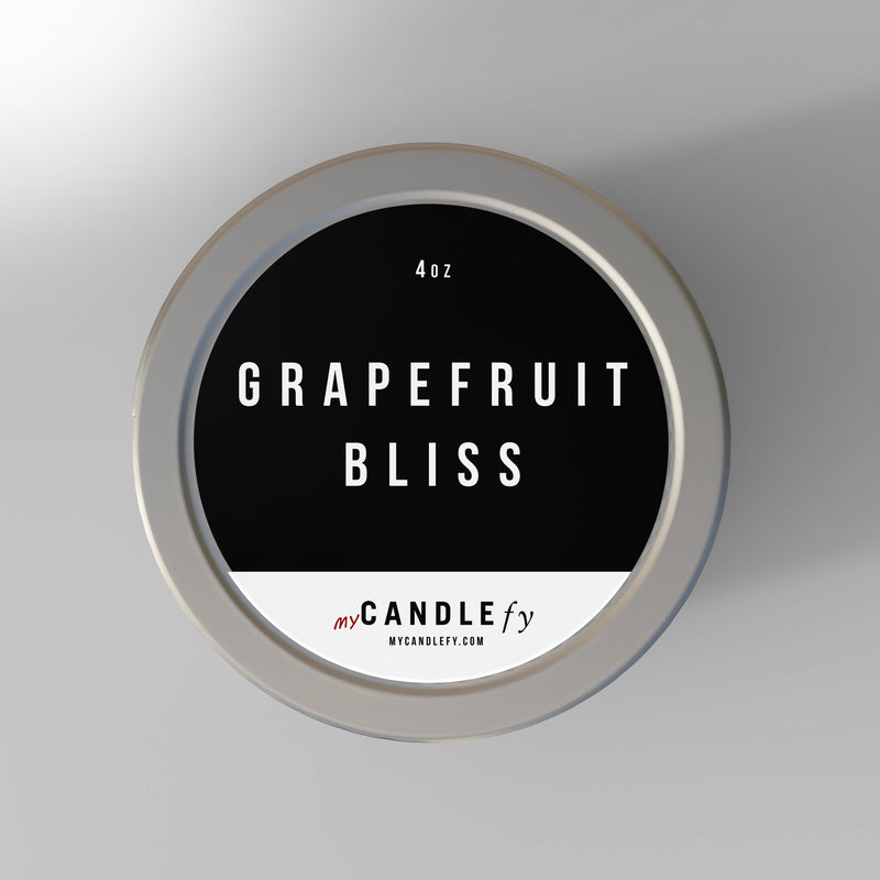 Grapefruit Bliss (4oz Tin Candle)
