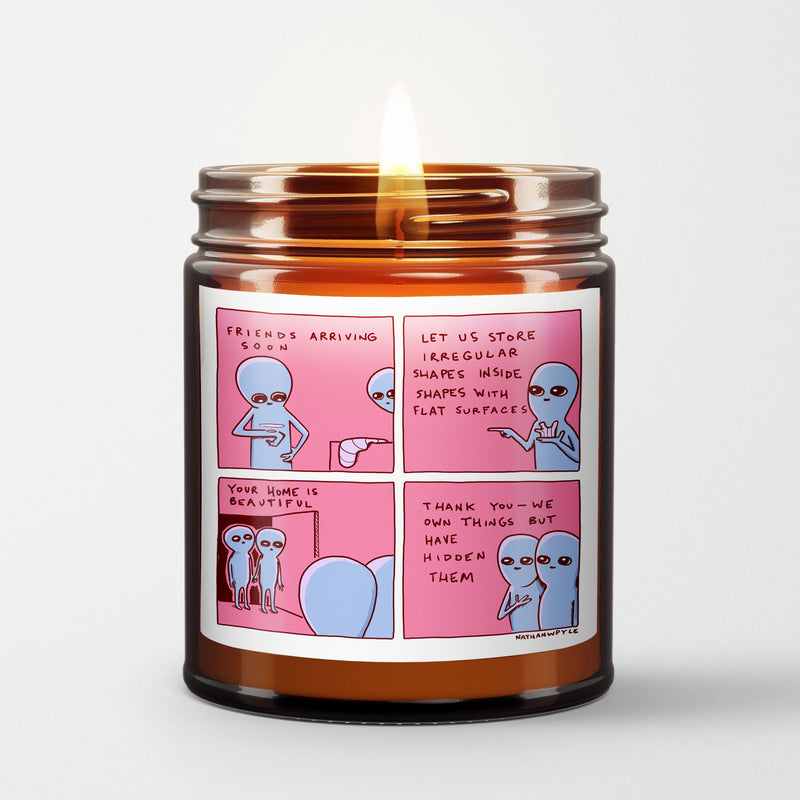Strange Planet Scented Candle I Friends Arriving Soon | Nathan W Pyle