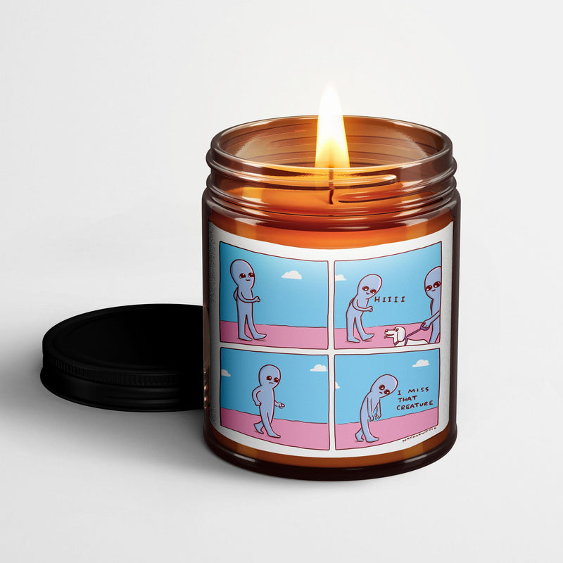 Strange Planet Scented Candle I I Miss That Creature | Nathan W Pyle