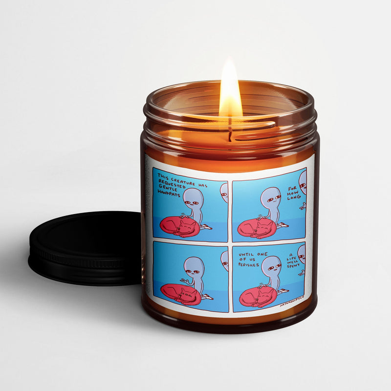 Strange Planet Scented Candle I Gentle Handpats | Nathan W Pyle