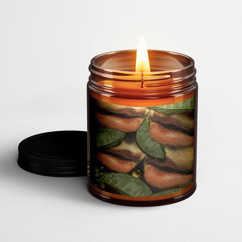Welder Wings Scented Candle in Amber Glass Jar: Malicious Thickness - Candlefy